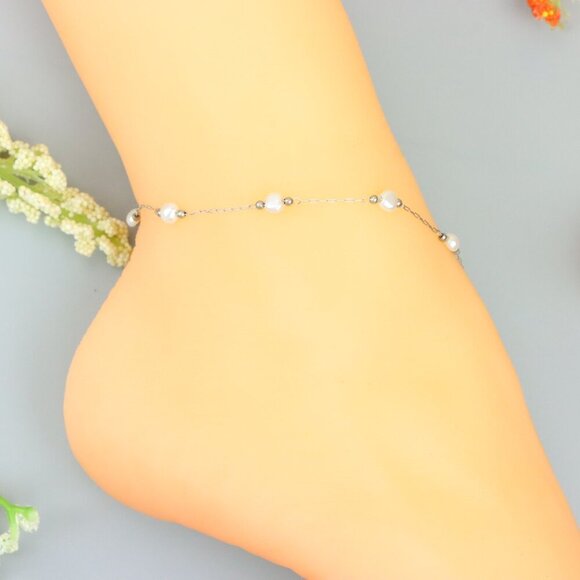 "Handmade Anklet – A Stylish Choice for Women, Thoughtful Gift Idea, EVCH1148 - Picture 7 of 10